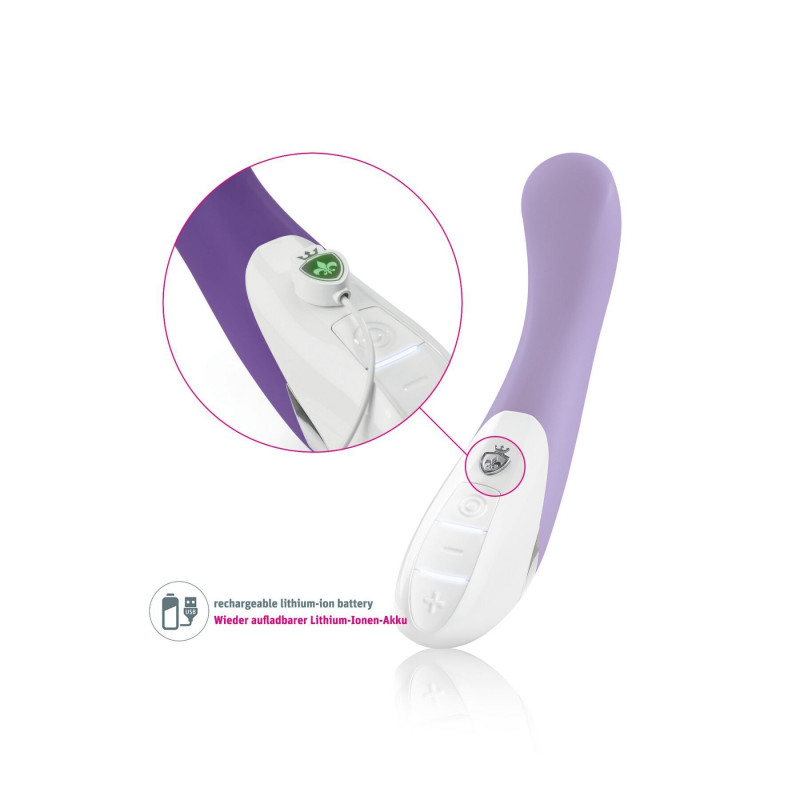 Розміри вібратора Mystim Al Punto Purple (SX3185-R) - точні виміри