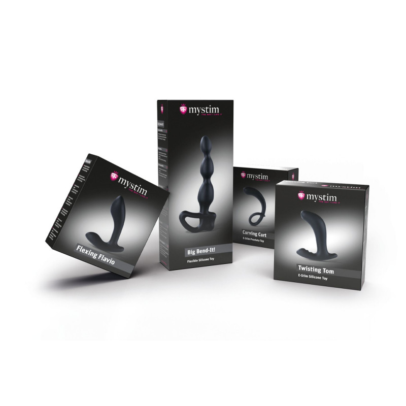 Деталі дизайну масажера простати Mystim Curving Curt