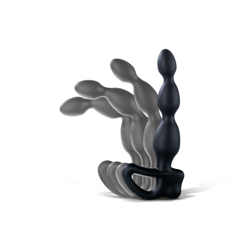 Масажер простати Mystim Big Bend-it! - вигляд збоку, демонстрація гнучкої конструкції