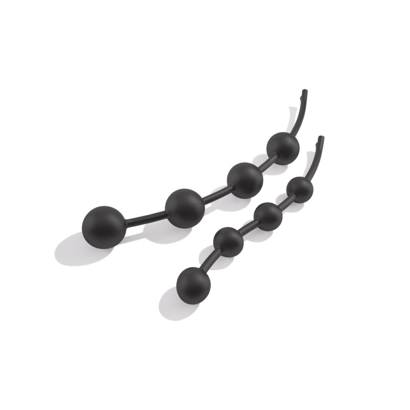 Брендований логотип Mystim на анальних кульках Booty Garland L.