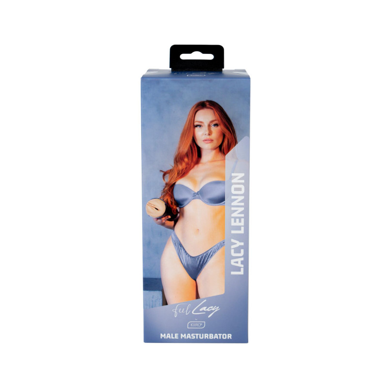 Мастурбатор Kiiroo Feel Lacy Lennon PBC, пристрій зблизька, акцент на деталях