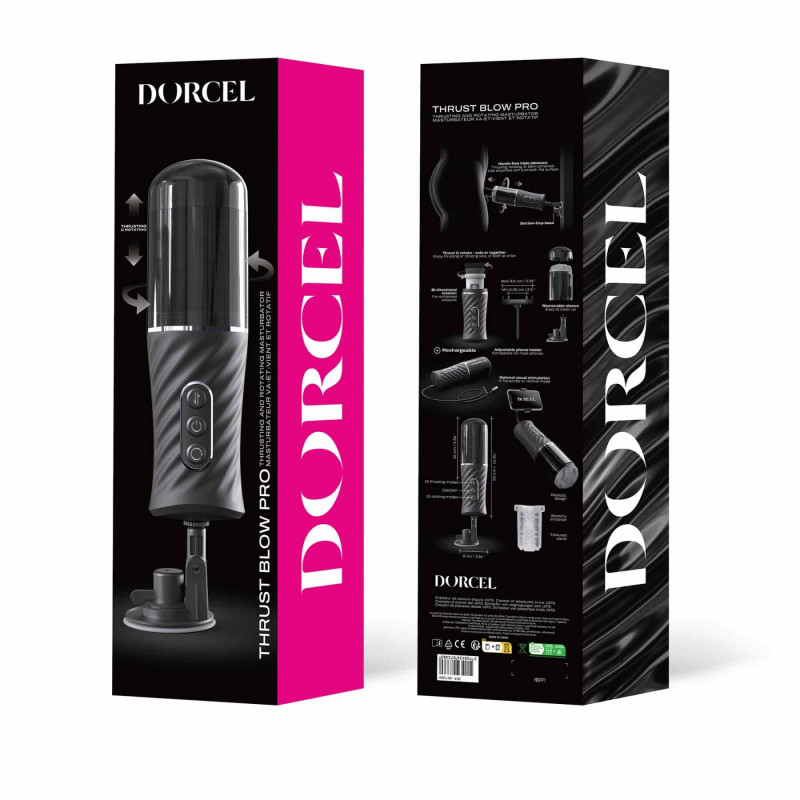 Dorcel THRUST BLOW PRO: Автоматичний мастурбатор, вид знизу, стійка конструкція