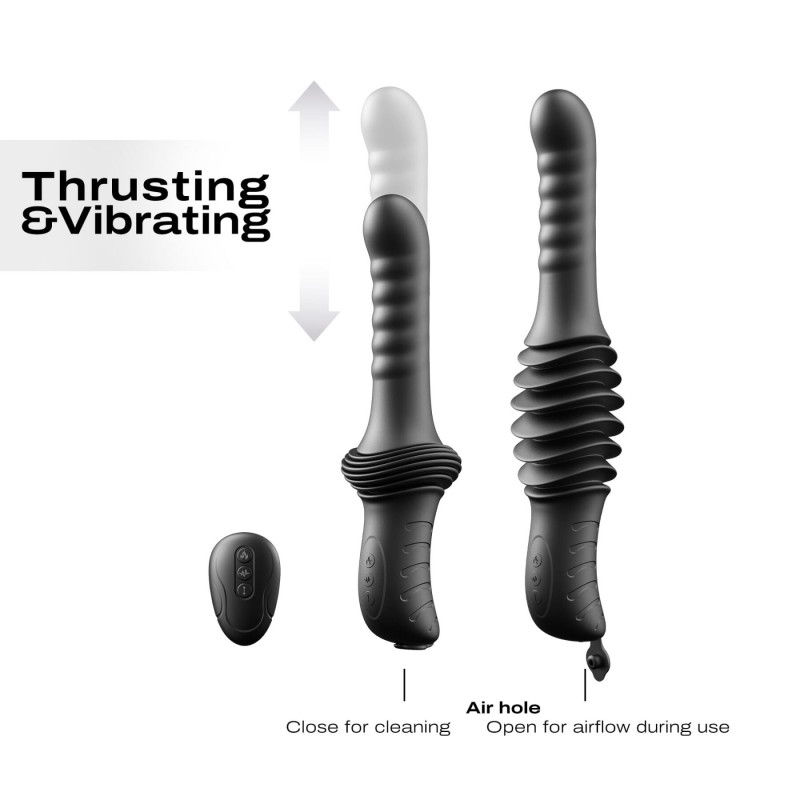 Інтимний пульсатор Dorcel Deep Orgasm: вид збоку, демонстрація вигнутої форми