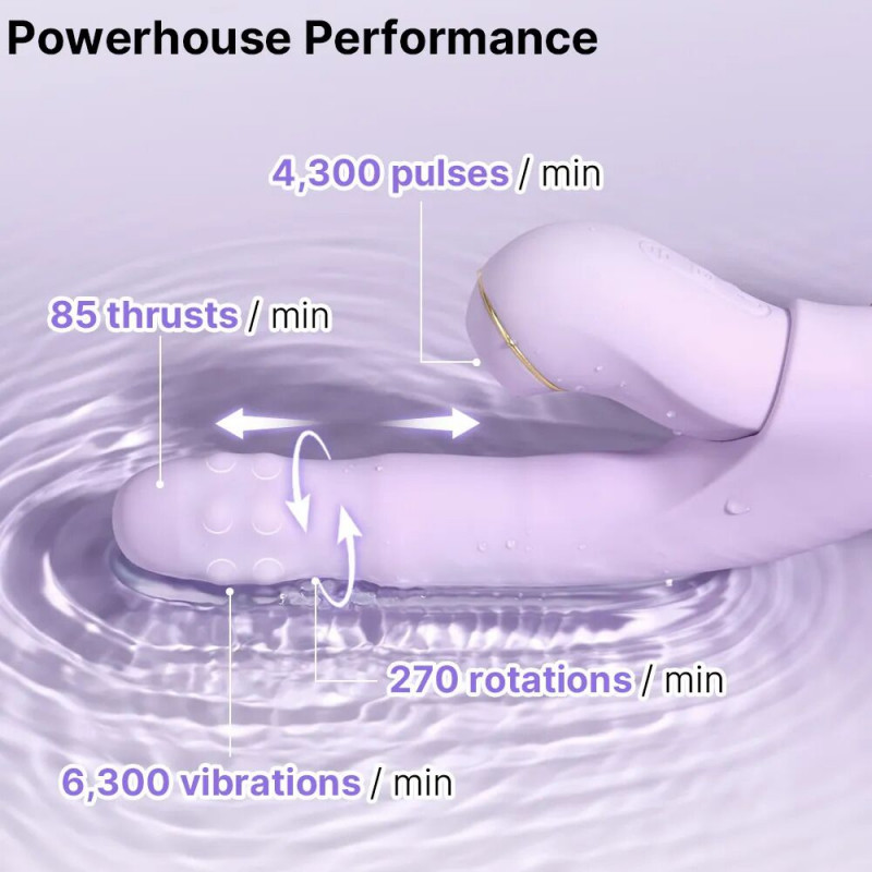 Режими роботи смарт-вібратора Svakom DuoGlow 5в1