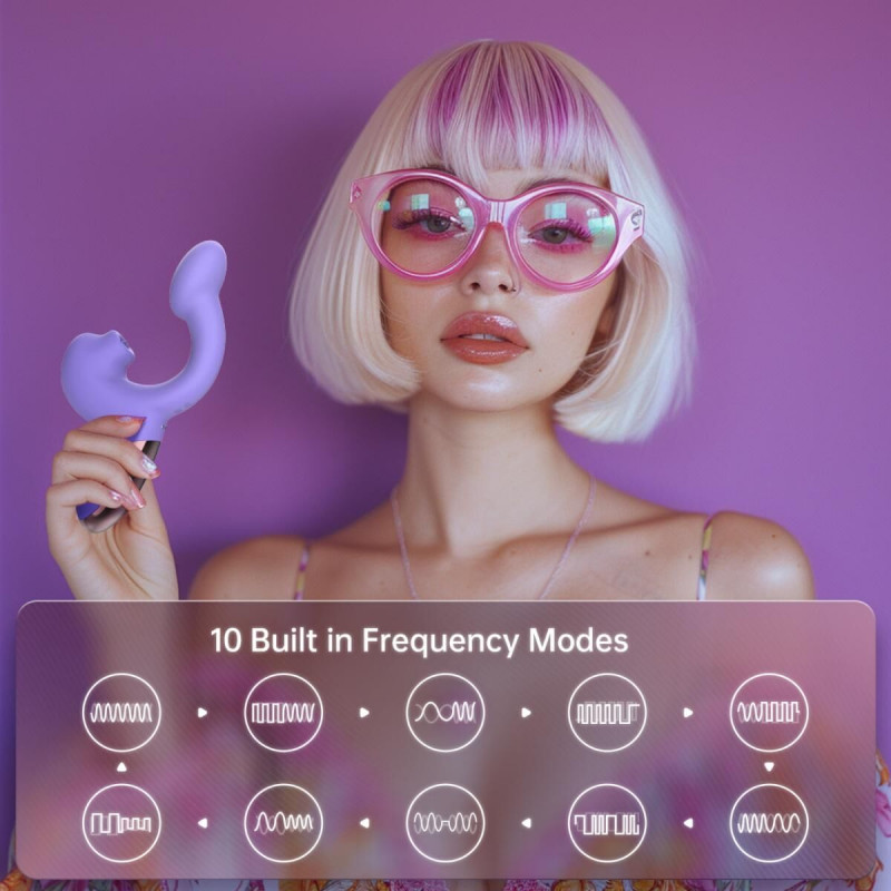 Смарт-вібратор Magic Motion Ponder Purple: з різних ракурсів