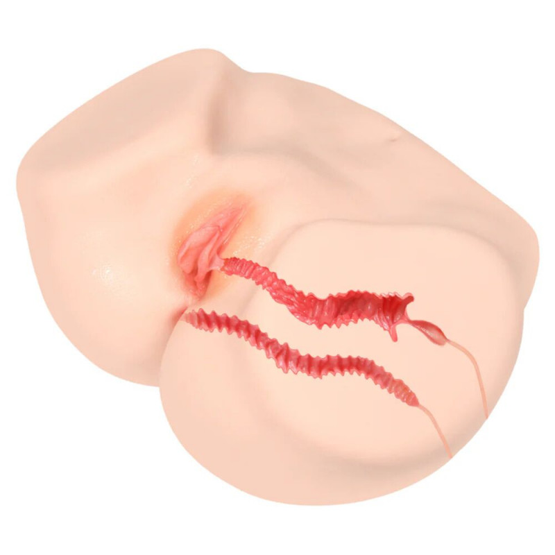 Мастурбатор Kokos 004 Vailla ONAHOLE Real Vagina - детальний вигляд збоку, контури