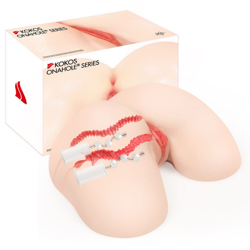 Мастурбатор Kokos 004 Vailla ONAHOLE Real Hips 2WayPlus, з різних ракурсів