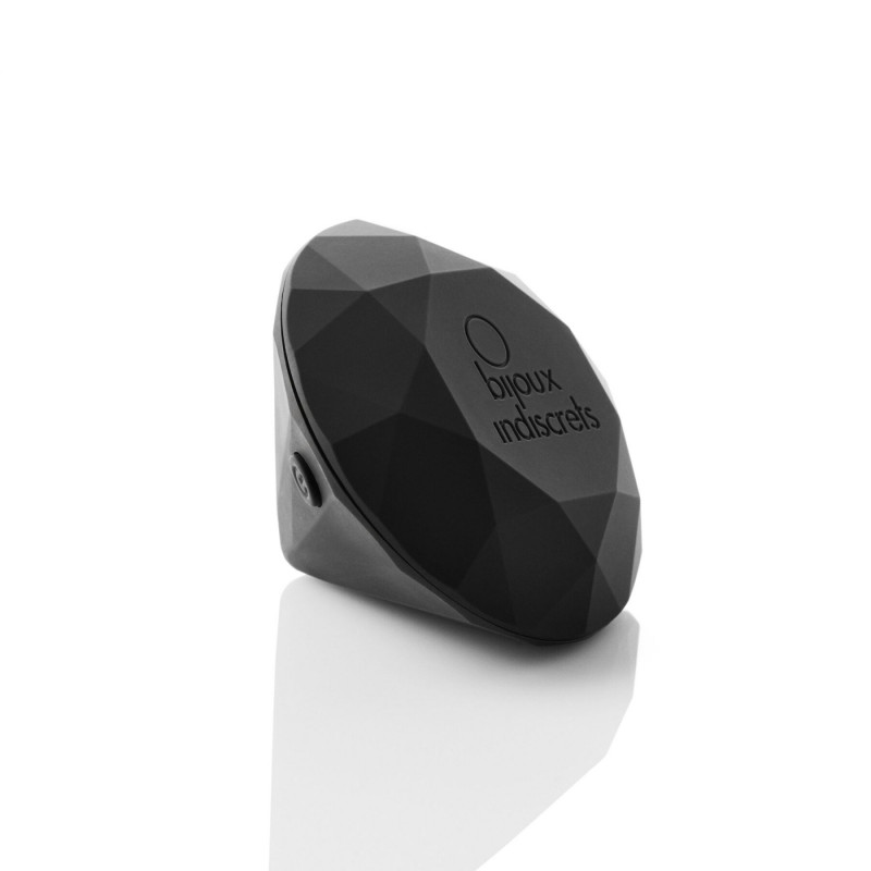 Детальний вигляд вібромасажера Bijoux Indiscrets Twenty One Black, що демонструє його елегантний дизайн