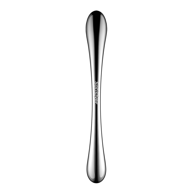 Текстура металевого дилдо Satisfyer Cosmic Crest 1 - гладка та холодна поверхня