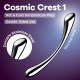 Металевий дилдо Satisfyer Cosmic Crest 1 - загальний вигляд, елегантність та стиль