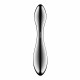 Упаковка металевого дилдо Satisfyer Pure Gravity 3, 19 см, сріблястий, стильна та надійна