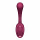 Упаковка вагінально-кліторального вібратора Satisfyer G for Goddess 2 Wine Red, червоний