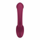 Текстура силікону вагінально-кліторального вібратора Satisfyer G for Goddess 2 Wine Red, вигляд крупним планом
