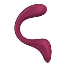 Вагінально-кліторальний вібратор Satisfyer G for Goddess 2 Wine Red, 2 мотори — Keks-Hub