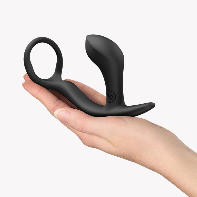 Текстура гладкого силікону анальної пробки Fun Factory BOOTIE RING Black