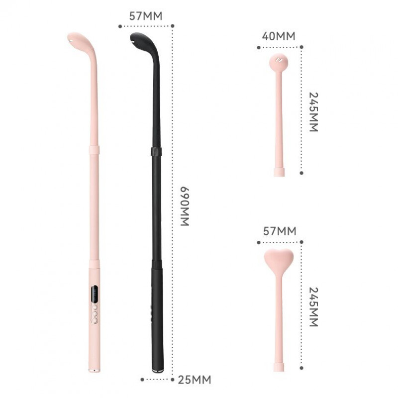 Електростимулятор KISSTOY Find Her Black – вигляд з іншого ракурсу, стильний аксесуар