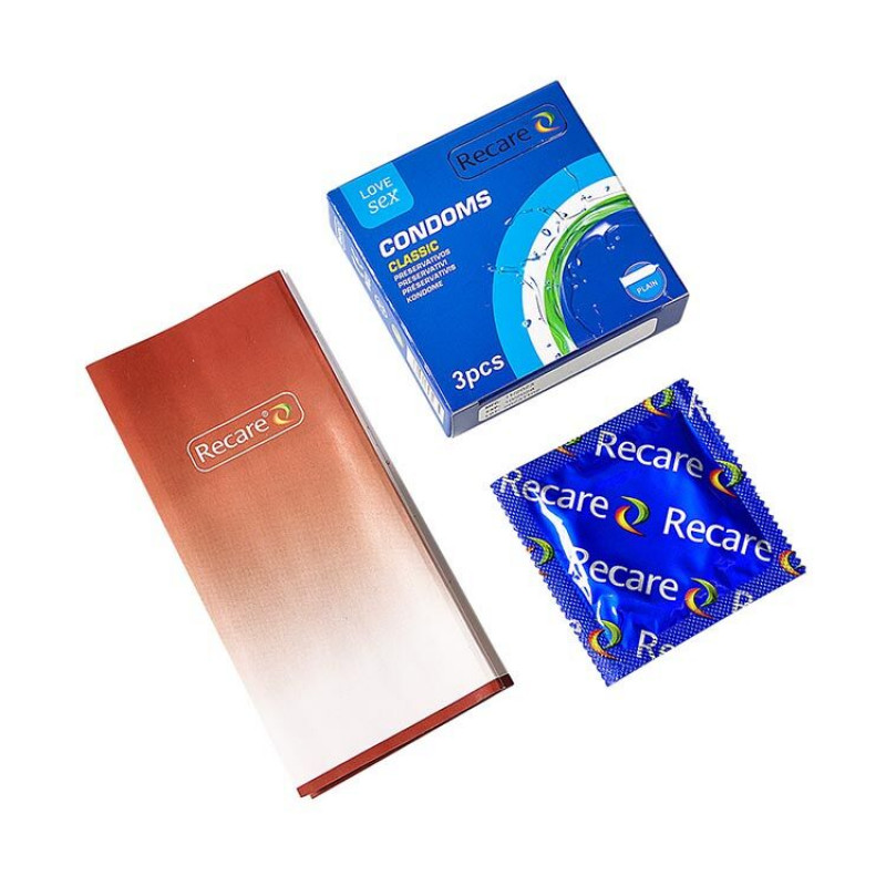 Презервативи Recare Classic Condoms 3 шт, текстура