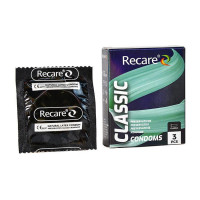 Презервативи Holographic Recare Classic Condoms 3 шт, класичні