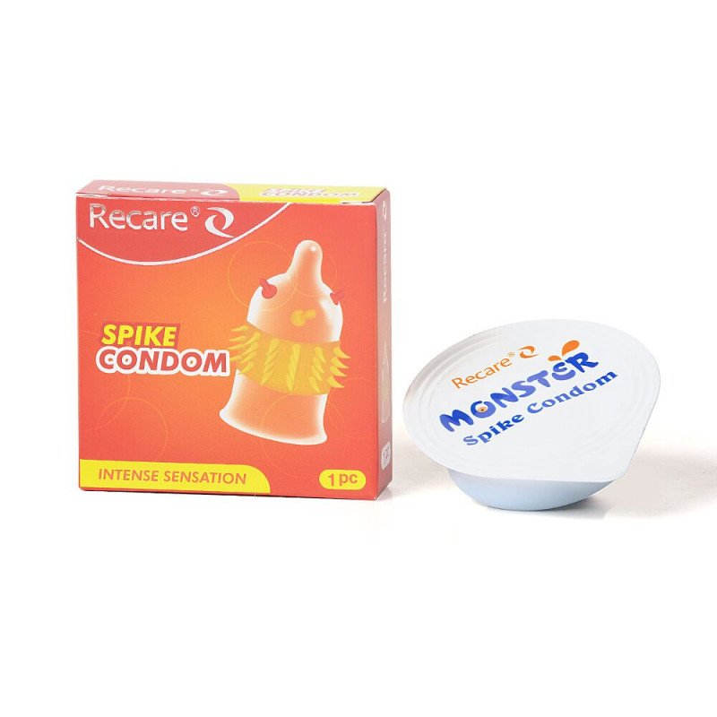 Упаковка Recare Spike Condom Orange – яскравий дизайн