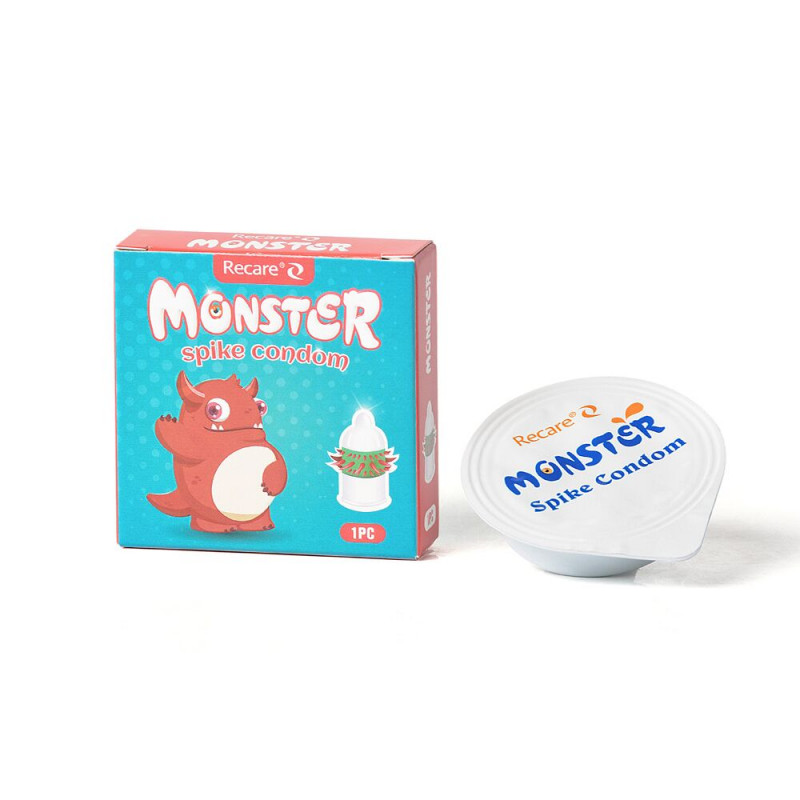 Упаковка насадки на член Recare Red Monster Spike Condom