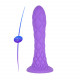Фалоімітатор SilexD Fantasy Liquid Silicone Dreamy 7in Purple - головка, анатомічна форма, деталізована