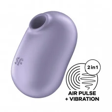 Вакуумний стимулятор Satisfyer Pro To Go 2 Violet з вібрацією